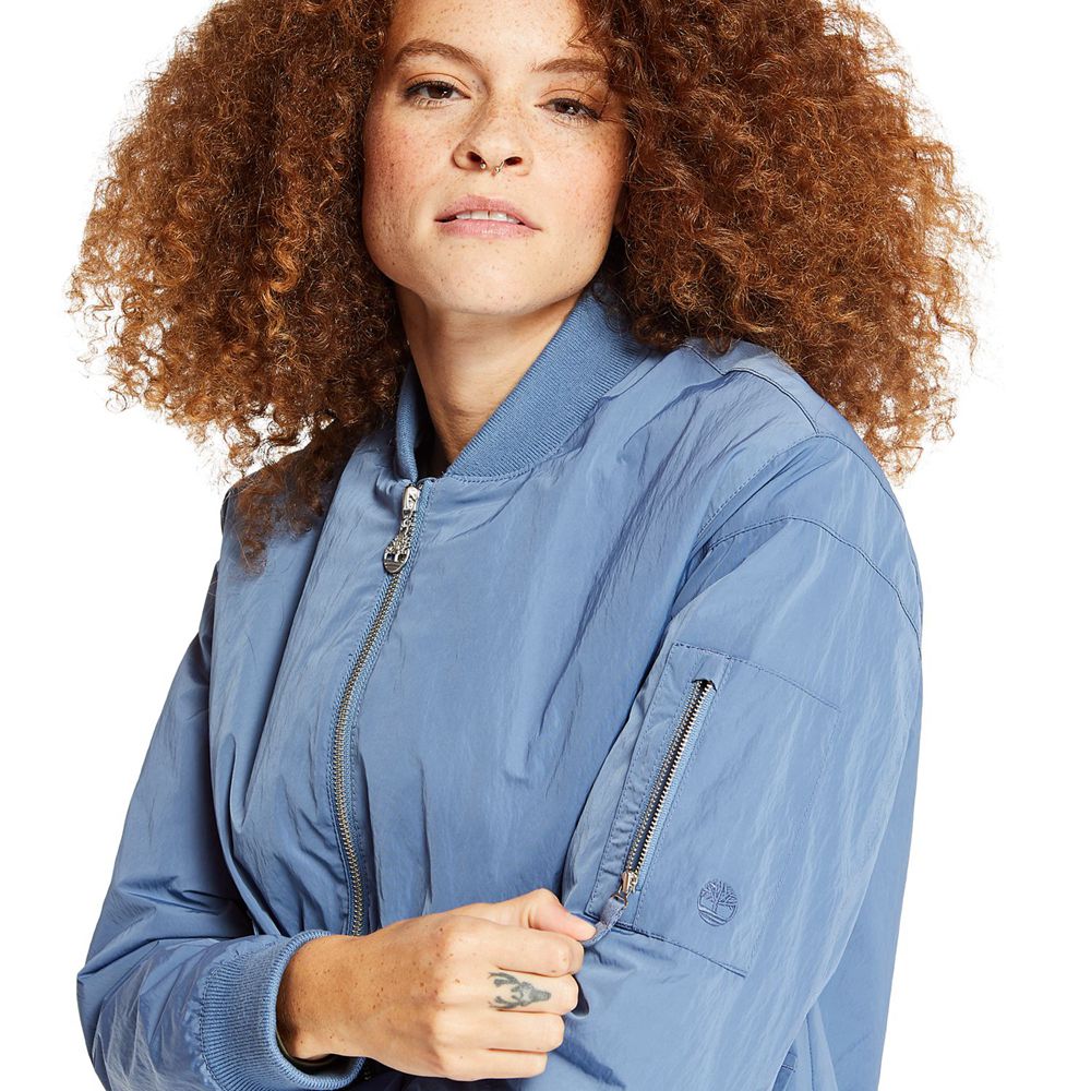 Jaqueta Feminino - Timberland Hix Mountain Insulated Bomber - TSRXZ0156 - Azuis